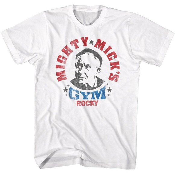 Rocky Micks Gym RWB T Shirt Retro Boxing Graphic Fan Gift Vintage Training Tee92 - Picture 1 of 5